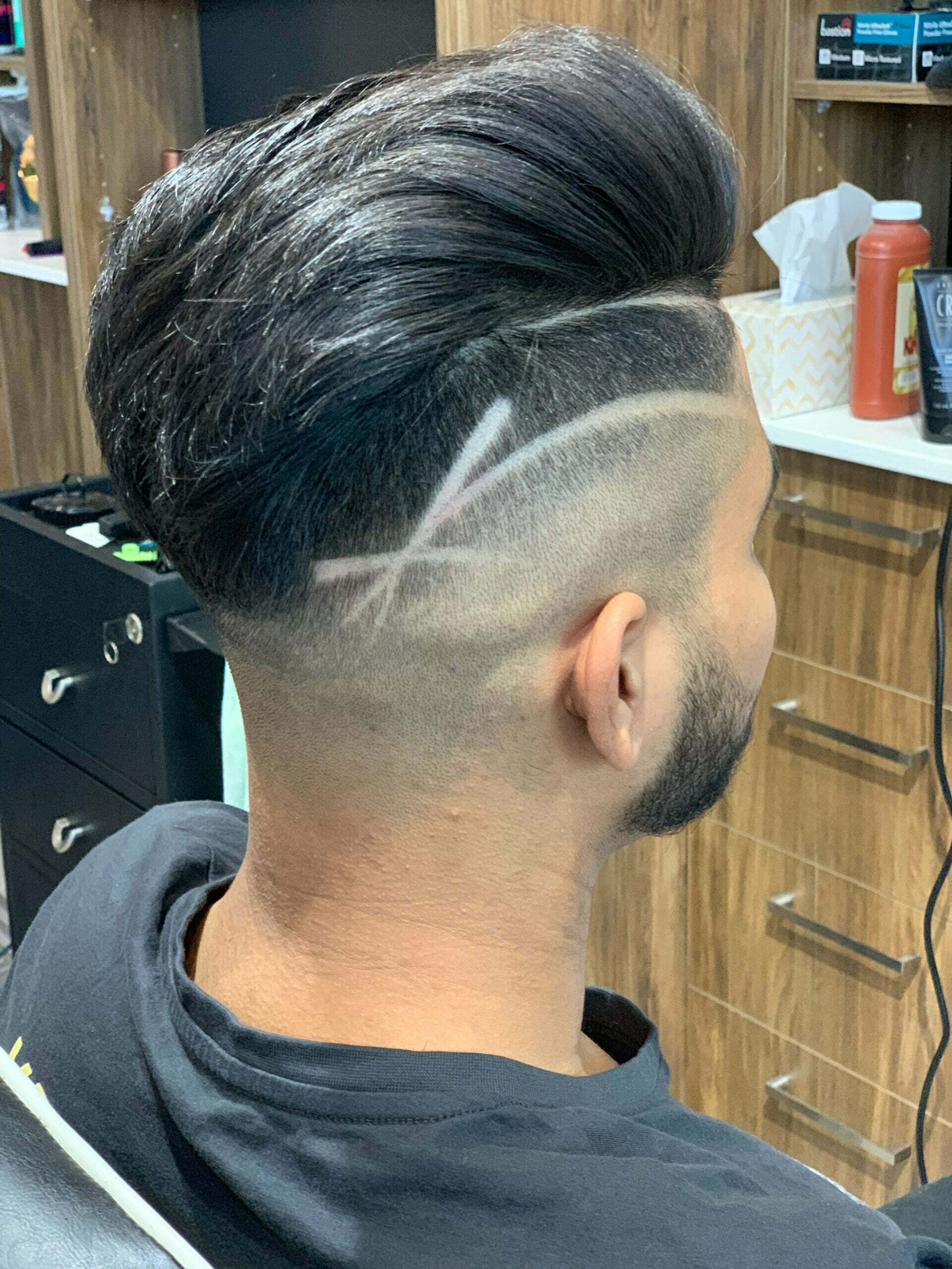 undercut halflang herenkapsel